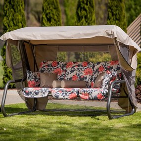 Huśtawka ogrodowa z moskitierą Venezia Lux A090-03LB PATIO
