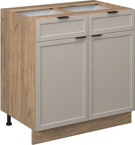 Szafka dolna do kuchni greybeige 80x51.6x82 fame-line