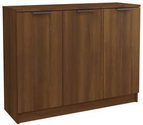 Nowoczesna komoda z półkami w kolorze brązowy dąb N3-F04