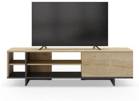 Szafka pod TV w dekorze dębu 160x44 cm Cequoia – Marckeric