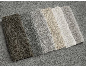 Ciemnoszary narożnik z materiału bouclé (prawostronny/z szezlongiem) Leonore – Bobochic Paris