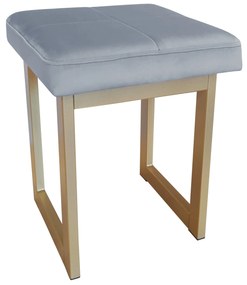 TABORET SOLID 45cm STOŁEK LOFT podstawa złota BL06