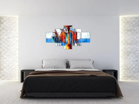 Obraz przedstawiający starożytną osobę (125x70 cm)