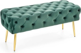 Pikowana velvetowa ławka Athena