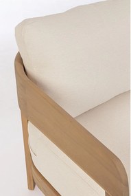 Sofa ogrodowa z litego drewna akacjowego w naturalnym kolorze Pablo – Bizzotto