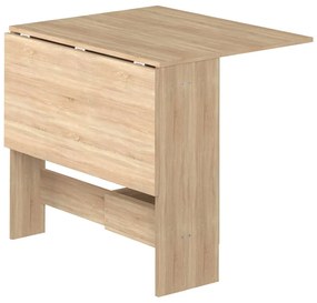 Rozkładany stół w dekorze dębu 76x28 cm Papillon – TemaHome