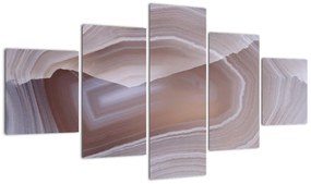 Obraz - Marmurowy agat (125x70 cm)