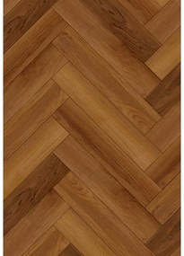 Mexen Lubbock panele winylowe jodełka 635 x 127 mm SPC 6,5 mm, podkład IPEX 1,5 mm, 4 V-Fuga, Teak- F1186-0635-127-505-4V1-08