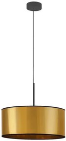 Złoty okrągły żyrandol wiszący 40 cm F5-T80