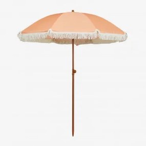 Parasol Miska Ø175 Cm Tkanina I Stal Peach - Sklum