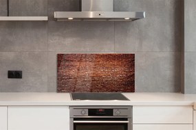 Szkło do Kuchni na Ścianę Industrialna Ściana z Cegieł