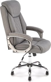 Szary fotel gabinetowy Helder 2 Halmar