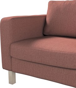 Pokrowiec na fotel Karlstad kolor brązowy tkanina strukturalna