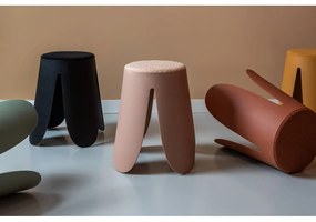 Plastikowy stołek w kolorze ochry Savor – Leitmotiv