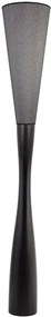 Czarna lampa stojąca tuba z drewna - 5X S231 A4-F38