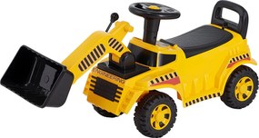 Jeździk SucceBuy dla Dzieci 19 do 36 Miesięcy, Pchany Samochód dla Maluchów, Nośność 25 kg, Jazda Ładowarką z Muzyką, dla Chłopców