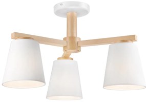 Żyrandol natynkowy ELLIE 3xE27/60W/230V biały