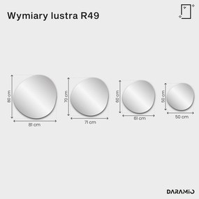 Lustro niebieskie Pure R49