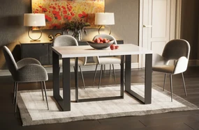 Stół rozkładany BORYS MAX 130(330)x85 biały połysk ENDO