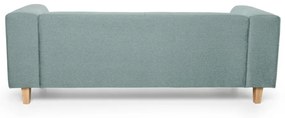 Miętowa sofa Scandic Diva, 216 cm