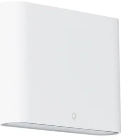 Nowoczesna lampa ścienna zewnętrzna biała 11,5 cm z LED - Batt