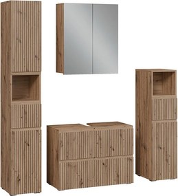 Zestaw mebli łazienkowych rzemieślnik 80x35x58 takumi