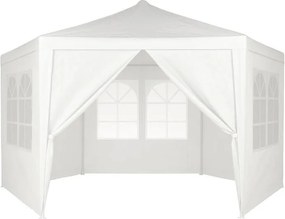 Pawilon ogrodowy z oknami 2x2x2m, namiot ogrodowy, biały Gardella-WW
