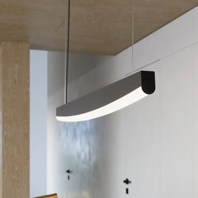 Lampa wisząca JORUN 80 czarna LED 3000K SOLLUX  LIGHTING