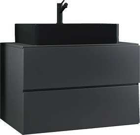 umywalka do mebli łazienkowych Lendas Antracyt W. 52 x S. 80 x G. 52 cm