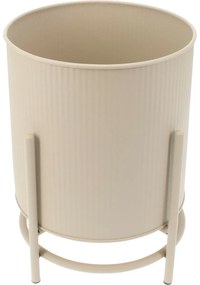 Zestaw stojaków metalowych na kwiaty Celano beżowy, 2 szt.