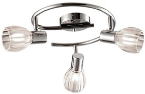 Lampa sufitowa z 3 ruchomymi szklanymi kloszami - A762 F1-A70