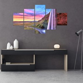 Obraz - Wodospad Seljalandsfoss (125x70 cm)