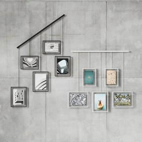 Czarne metalowe ramki ścienne zestaw 5 szt. 66x69 cm Exhibit – Umbra