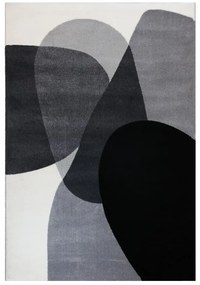 Dywan nowoczesny Lara szaro-kremowo-czarny 120 cm x 170 cm