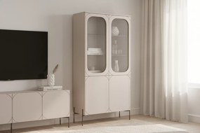 Witryna Sonatia do salonu 100 cm - kaszmir