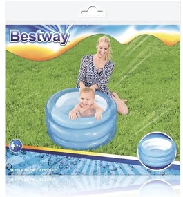 Nadmuchiwany basen Bestway niebieski, średnica 70cm, wysokość 30 cm
