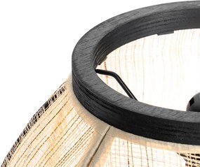 Orientalna lampa wisząca brązowa 35 cm - Rob