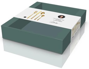 Stalowe sztućce 16 szt. w kolorze mosiądzu Brass – Bitz