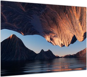 Obraz - Klify 3D (70x50 cm)