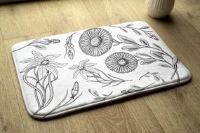 Dywanik do łazienki Dywanik do łazienki Kwiaty wzór