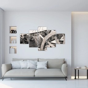 Obraz - Ster do żaglówki (125x70 cm)