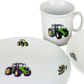 Thun 3-częściowy zestaw obiadowy dla dzieci Nowy traktor