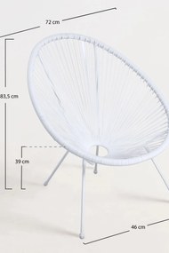 Zestaw 4 krzese Karibic