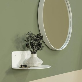 Biała metalowa półka 30 cm Flex – Spinder Design