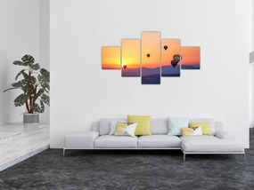 Obraz balonów na ogrzane powietrze (125x70 cm)