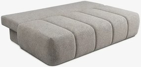 Sofa z Funkcją Spania SARIA Jasnoszara Szenil Nowoczesna