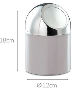 Kosz łazienkowy MINI, pojemnik na śmieci, 2l, ZELLER