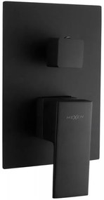 Mexen Uno bateria wannowa podtynkowa, czarna - 71435-70