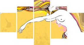 Obraz - Dziewczyna (125x70 cm)