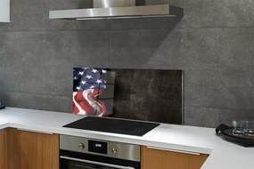 Szklany Panel Amerykański Sztandar Państwowy